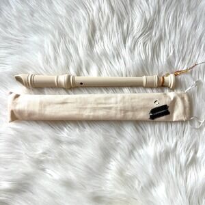 Yamaha Soprano Descant Recorder Baroque Style VRS-24B Cream Color With Case